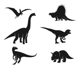 set of dinosaurs