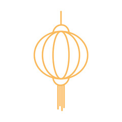 chinese lantern oriental element decoration line design
