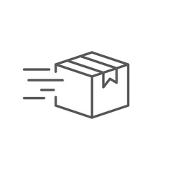 Speed Box Icon Logo Design Element