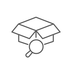 Product Search Icon Line Vector