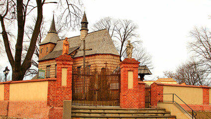 Ruiny Kościoły Architektura drewniana i murowana © woodyd