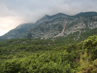 Clouds over the Taurus Mountains  in Turkey