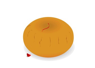 Peda Indian Sweets or Mithai Food Vector
