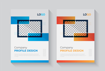 Creative and modern vector cover design for annual report, company profile, multipurpose, magazine, catalog, company profile.