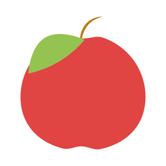 apple fruit fresh nature flat icon