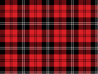 seamless vector red tartan check pattern