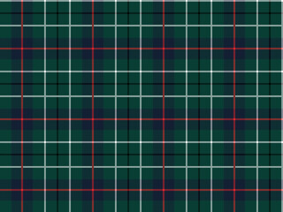 seamless green and red vector tartan check pattern - obrazy, fototapety, plakaty