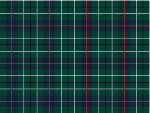 seamless green and red vector tartan check pattern