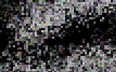 Dark Silver, Gray vector template with crystals, rectangles.