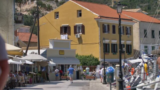 Landscape of Paxos Island, Greece.