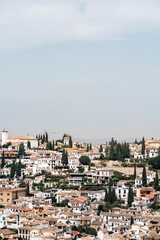 Skyline of Granada, Spain.