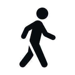 man walking icon, person walking icon	