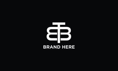 BT letter logo design and vector template