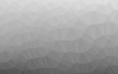 Fototapeta premium Light Silver, Gray vector low poly layout.