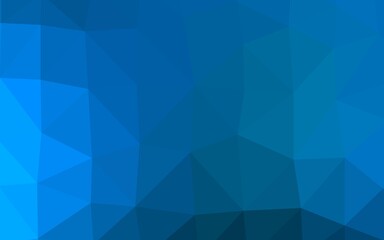Obraz premium Light BLUE vector triangle mosaic template.
