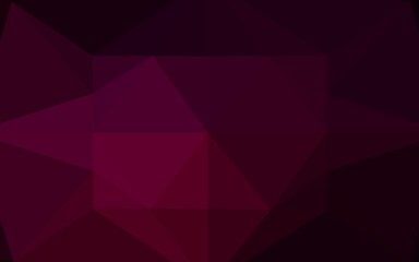 Dark Purple vector low poly texture.