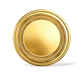 gold coin isolated on a white background