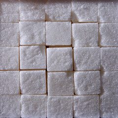 white sugar cube