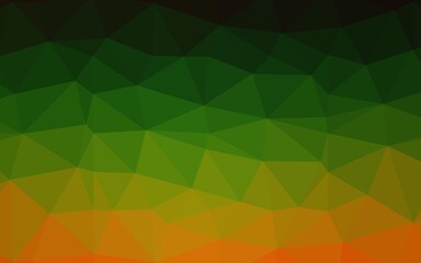 Obraz premium Dark Multicolor, Rainbow vector triangle mosaic cover.
