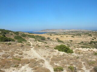 Fototapeta na wymiar greek island panorama