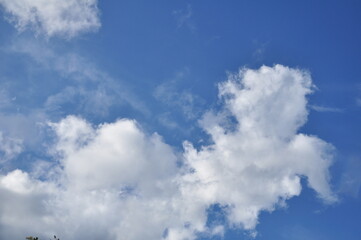 Beautiful sky and beautiful clouds.	