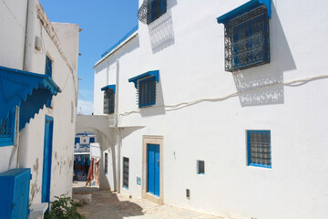 Tunisia. In the streets of Sidi Bou Said.