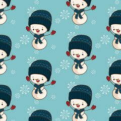 Snowman hug pattern
