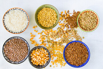 Healthy grains, full of vitamins