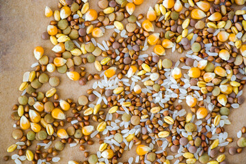 Healthy grains, full of vitamins