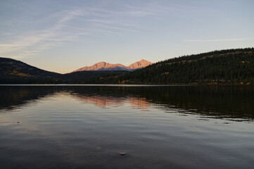 Pyramid Lake during an Autumn Evening
