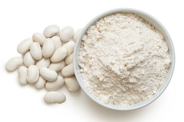 White beans and flour.