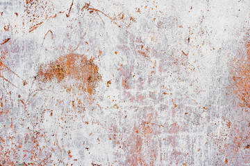 Texture of a concrete wall with cracks and scratches which can be used as a background