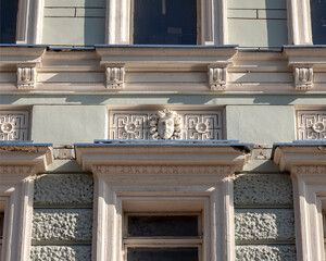 Moscow, Russia, September 23, 2020. The architectural ensemble of the historic district of the...