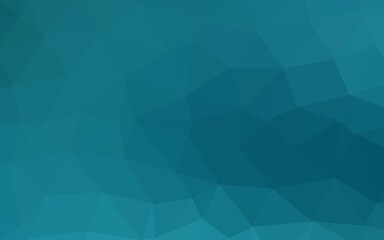 Light BLUE vector triangle mosaic template.