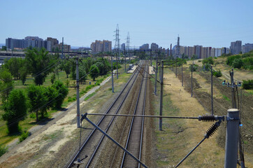 railway in the city