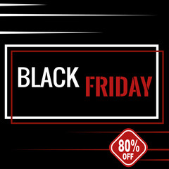 Fototapeta premium Black friday posters. Special discount and offer - Vector