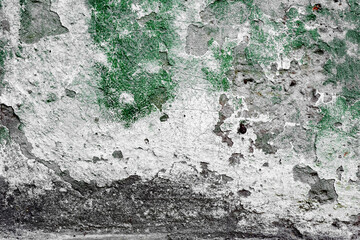 Texture of a concrete wall with cracks and scratches which can be used as a background