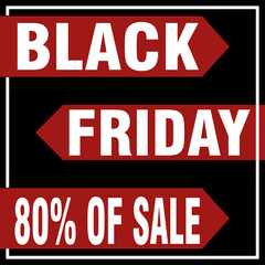 Black friday posters. Special discount and offer - Vector