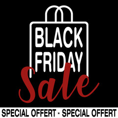 Black friday posters. Special discount and offer - Vector