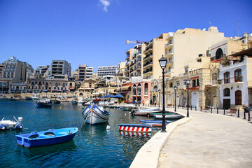 Spinola bay, St.Julian's, Malta.