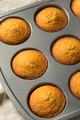 Homemade Warm Cornbread Muffins