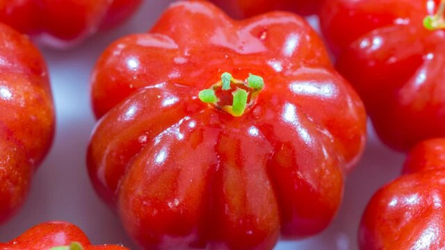 Zoom out com pitanga vermelha