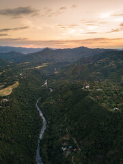 view of the mountains