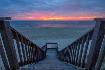Fototapeta premium Sunset Over the Ocean