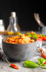 chicken in bowl