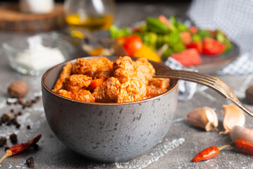 chicken in bowl