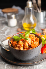 chicken in bowl