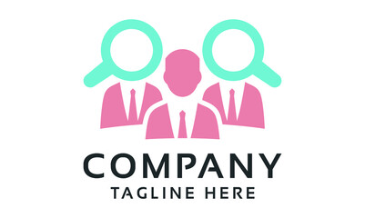 Search Work Vector Logo Template