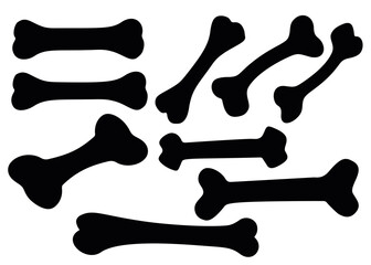 Dog bones in the set.