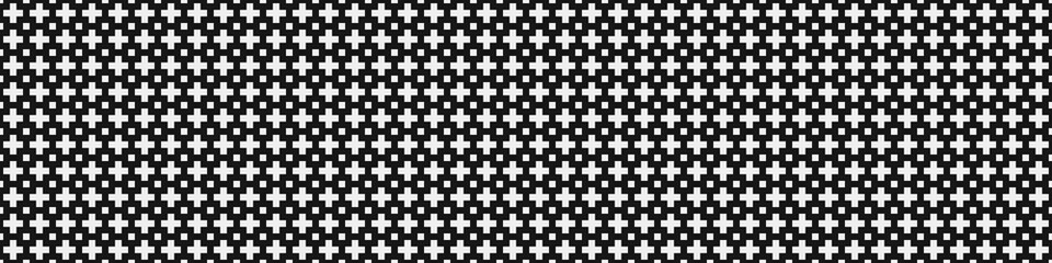 Fototapeta premium Abstract Cross Pattern Dots Logo generative computational art illustration